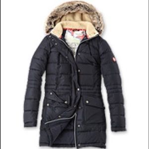 New Barbour Landry Long Quilted Down Coat US 10